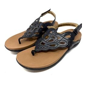 Rockport Ridge Women's Black Sling Back  Sandals Size‎ 7.5 New